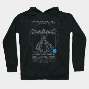 Vitruvian Prime twitter verified Hoodie